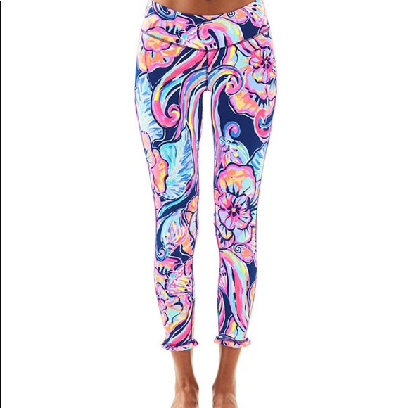 Lilly Pulitzer Pants - LP XS luxletic Leggings in Boho Bateau